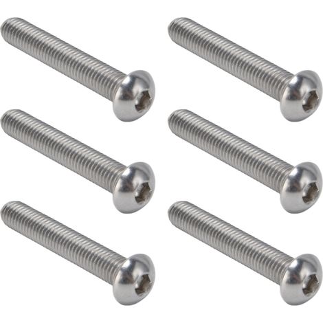 Kit de 30 vis à tête cylindrique à six pans creux en acier inoxydable A2, filetage M10x1,5 et M10x60. (1/5)