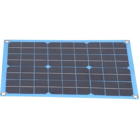 Flexibles Solarmodul-Set, Photovoltaikmodul, tragbares Ladegerät für Wohnmobil, Camping, Wandern, 20 W, 18 V (1/5)