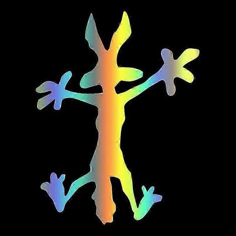 Die Cut Vinyl Decal Sly Coyote Car Sticker Waterproof Auto Decors (1/5)