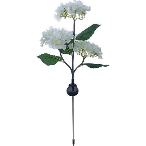 Lampe solaire 3-Head Solaire Hortensia Lampe - Colorful LEDs étanche - Patio Walkway (1/5)