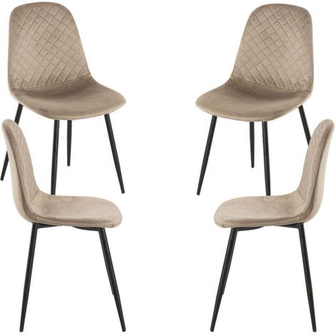 Packs Sillas Comedor - Pack 4 Sillas Boide - Beige (1/5)