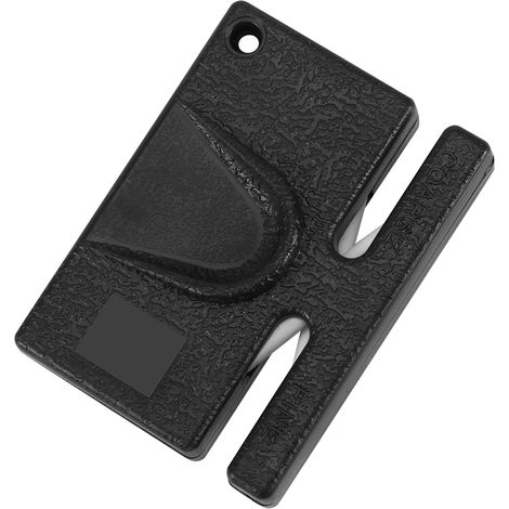 Affûteur de couteaux de poche miniature en céramique et carbure cémenté, outil d'affûtage double face pour la cuisine et l'extérieur (1/5)