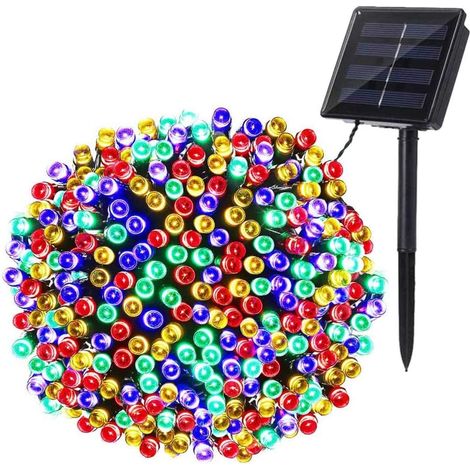 Luci solari a stringa di Natale, BrizLabs 22M 200 LED luci solari a stringa per esterni impermeabili 8 modalità luci solari fatate decorazione per alberi giardino balcone patio recinzione matrimonio, 