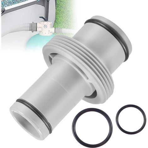Raccord Tuyau Piscine 38mm à 32mm,Connecteur de Tuyau de Piscine,Raccord Pompe Piscine(38mm à 32mm) (1/5)