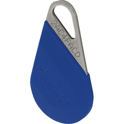 Bticino – Badge de proximité Mifare 13,56 MHz – Contrôle d'accès VIGIK – Couleur bleu – Système anti-copie – N° de série gravé au laser