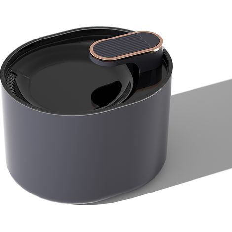 Lntyq Distributeur d'eau automatique électrique intelligent pour animaux de compagnie à faible bruit avec grande capacité de 3 L/101 OZ pour chats et petits chiens(bleu foncé, fontaine à eau) (1/5)