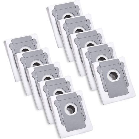 10 Sacs d'aspirateur pour iRobot Roomba i7 i7+ i3 i3+ i4 i4+ i6 i6+ j7 j7+ i8 i8+S9 S9+ E5 E6 E7 Clean Base, Sac à Poussière de Rechange Accessoire pour Allen Aspirateur (1/5)