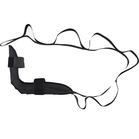 Sangle de tirage extensible avec crochet et boucle pour musculation à domicile, bande élastique d'exercice polyvalente (1/4)