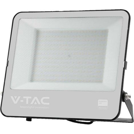 Foco LED V-TAC SMD con chip Samsung de 200 W, cable de 1 m, color negro, blanco frío, IP65