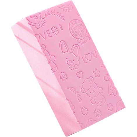 Brique de massage douce et adorable pour le bain et la douche, motif dessin animé, pour adultes et bébés. Nettoyage du corps. (1/5)