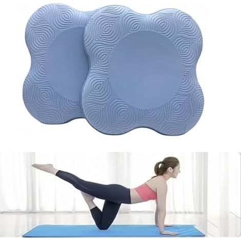 Genouilleres Yoga - Espuma TPE 20 mm - Antideslizantes Para Yoga Pilates Meditacion Jardinaje - Pack De 2 (1/5)