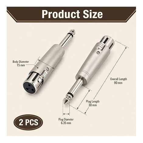 F-Connector Set, F to Screw Connectors and F-Type Coupler, Sat Adapter Connector, Satellite Antenna, Silver (1/4)