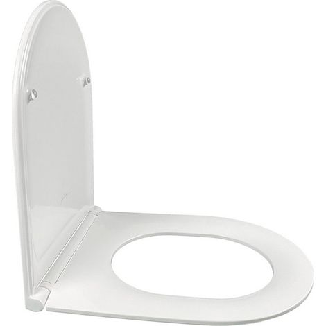 Jacob Delafon – Tapa WC amortiguée ultrafine blanche – Compatible avec inodore RODIN – Facile à nettoyer – E2328000 (1/3)