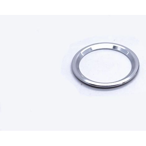 (BBBB) Convient pour une utilisation sur le moteur Citroën C4L SPACETOURER. Autocollant décoratif pour bouton de démarrage à une touche. Cache de protection métallique. (1/4)