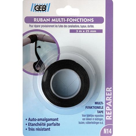 ADHESIF AUTO-AMALGAMANT GEB 3MX25MM GEB - 127281