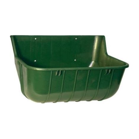 Alimentatore Kerbl per alimentazione concentrata in PVC, plastica inarrestabile, con tappo di svuotamento, 42 x 33 x 30 cm, capacitМК 15 l
