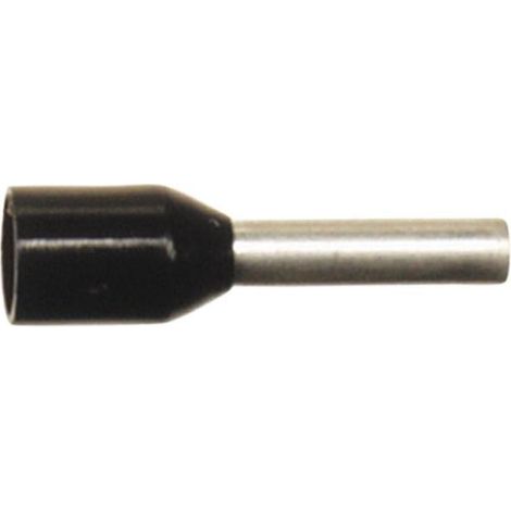 100 tetes de cable 1.5mm2 a sertir Noir
