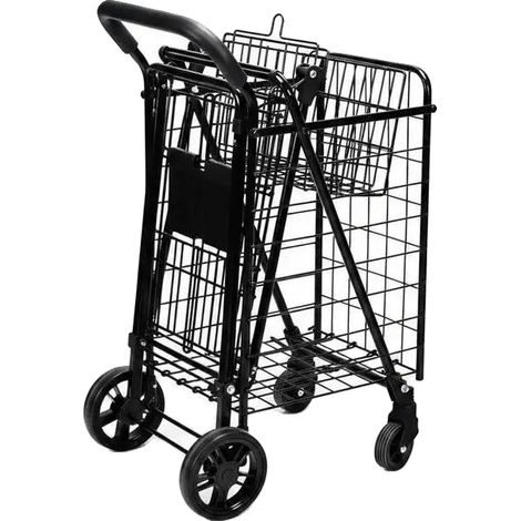 Panier de courses, Poignée réglable, Rangement compact, FXCWAOLTUA9DT0 (1/2)