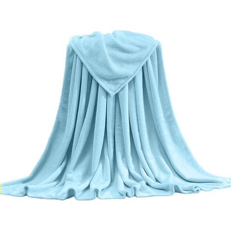 Serviette de bain en flanelle corail polaire 70x100cm, couverture de yoga en liquidation (1/5)