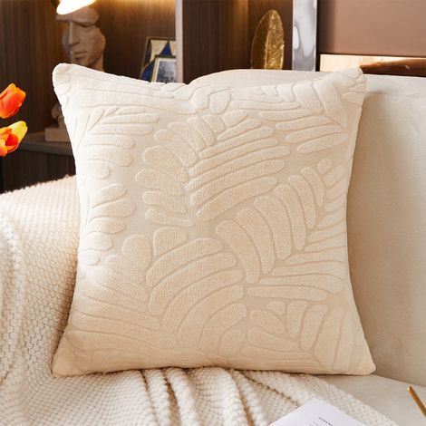 Housse De Coussin - Feuilles D'automne - 40x40 Cm - Jaune - Polyester - Décoration Intérieure - 1 Pièce (1/5)