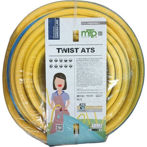 TUBO TWIST BIANCO/GIALLO 5/8" 25M