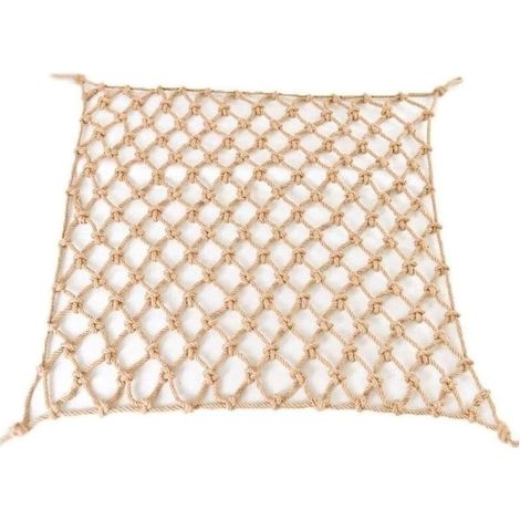 Filet de corde robuste, filet d'escalade, aire de jeux, cabane dans les arbres, filet de sécurité en chanvre, filet de protection pour escalier et balcon, balançoire d'extérieur pour enfants (Taille : (1/5)