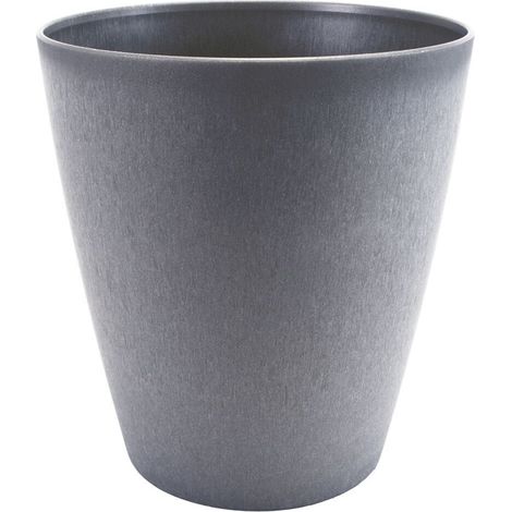 Pot AGATHA Ø24cm - Dim. 23,7 x 25,8 cm - Volume 7L - Gris souris - EDA