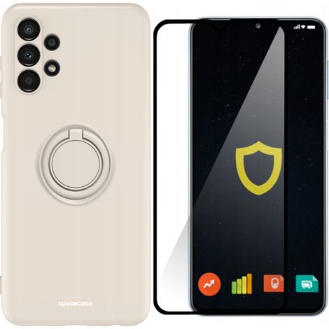 Robuste und stabile Schutzhülle für den Fingerring des Galaxy A13 4G + Glas (1/5)