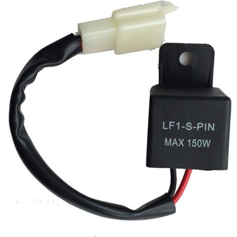 Unité flash LED étanche à 2 broches avec fil, compatible avec les feux ordinaires, spécialement conçue pour la modification, 12V (étanche avec trous de montage), 10A. (1/4)