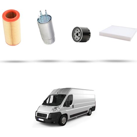 Kit tagliando 3 filtri compatibile con Fiat Ducato 2.3 JTd 110kw dal 2015 (1/5)