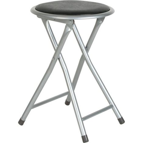 TABURETE MET.PLEGABLE METAL/NEGRO - EHLIS