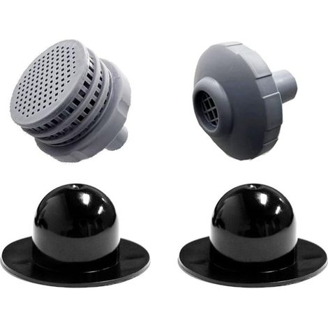Kit de connexion de piscine gris de 32 mm compatible avec les modèles Intex pour une revitalisation efficace de l'eau, construction en plastique ABS, kit d'adaptateur résistant à l'eau salée pour (1/4)
