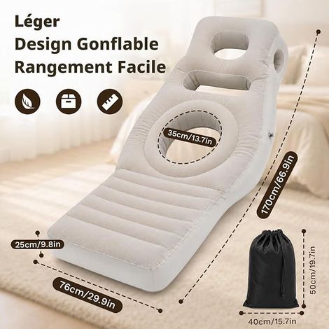 Pompe à Air Électrique, Pompe à Vide pour Matelas Gonflables et Bouée (1/4)