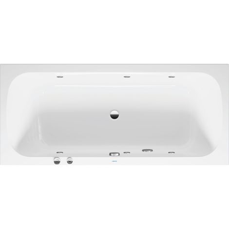 Bañera de hidromasaje Quatego de Duravit, versión empotrada, 2