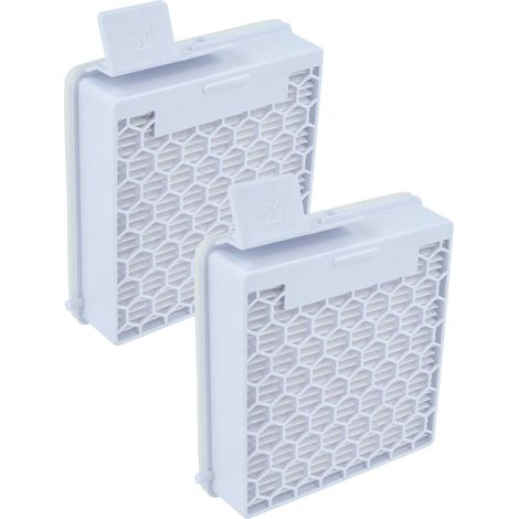 vhbw 2x Filter compatible with Miele Boost CX1 Parquet, Car Care, Cat & Dog Powerline Handheld Vacuum Cleaner - Dust Filter