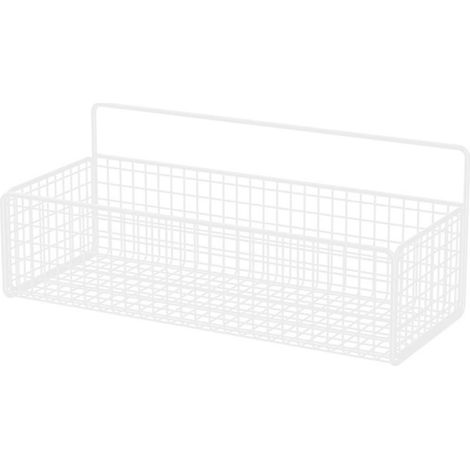 Étagère murale de rangement multifonctionnelle et portable en fil de fer blanc (1/4)