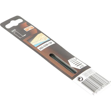Bahco 302-53W-12P Fret Saw Blades 130mm (5in)