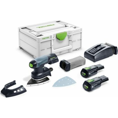Festool DTSC 400 3,0 I-Plus Akku Deltaschleifer 18 V 100 x 150 mm ( 577508 ) Brushless + 2x Akku 3,0 Ah + Ladegerät + Systainer