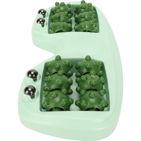 Rouleau de massage double pour les pieds, billes magnétiques en PP, favorise la circulation sanguine, outil de massage écologique pour la maison (1/5)
