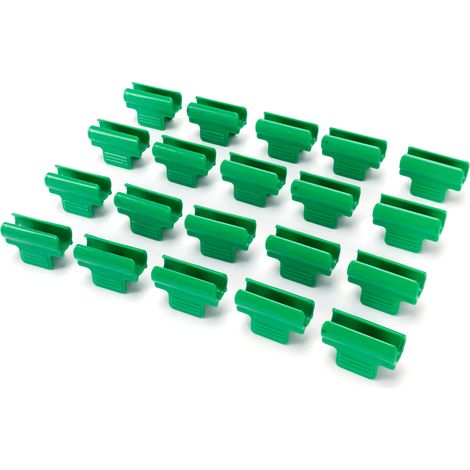 Pinces à Film en plastique pour couverture de plante de serre, 20 pièces, Clip à boucle, fournitures de jardinage (1/5)