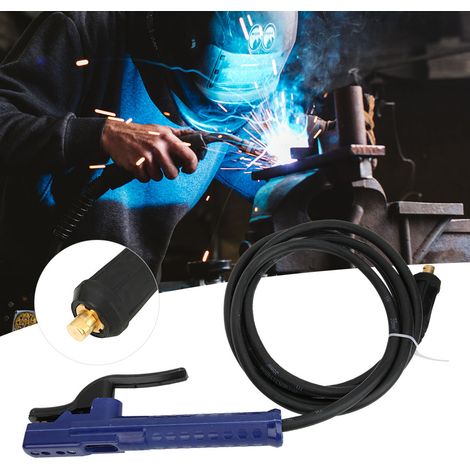 Porte-électrode 500 A avec pince pour baguette de soudage et câble de 3 mètres (section 35 mm²) pour poste à souder MMA à l'arc (1/5)