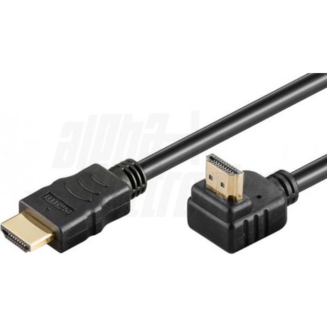 Cavi HDMI High-Speed with Ethernet Spina HDMI 90° Spina HDMI 2m