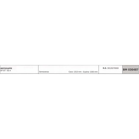 Cable de tracción DAYEE rotocultivador DY GT - 02 A cable 1313mm funda 1163mm