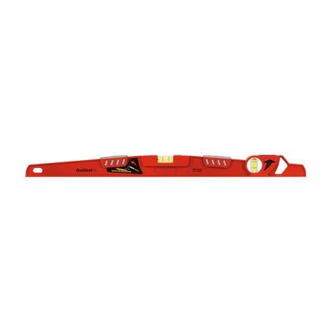 Niveau trapèze bi-matière - Outibat - Longueur 40 cm (1/5)