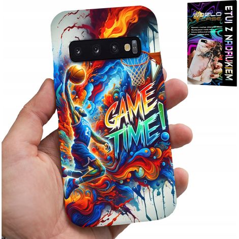 Coque pour Samsung Galaxy S10 - Match de basket NBA, coque + film protecteur (1/5)