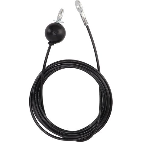 Câble en acier 5m pour poulie de musculation, câble de traction noir pour machine de fitness à domicile