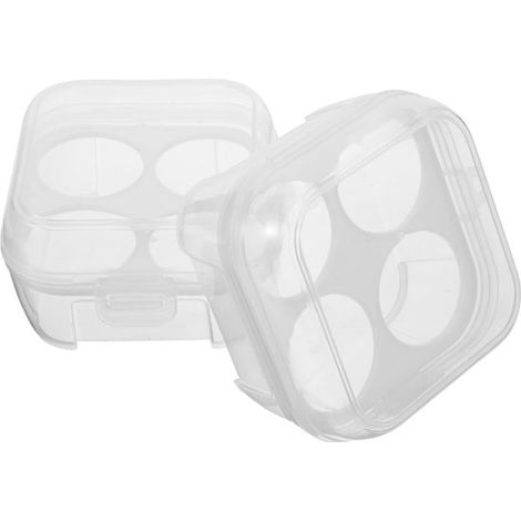 Cartoni per uova con coperchio, cartone per uova da esterno, supporto per uova portatile, porta uova, supporto per uova antiurto con ganci, scatola per la conservazione delle uova per il campeggio, Pi (1/5)