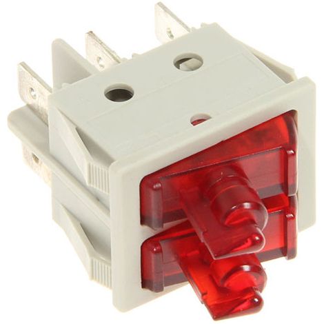 Delonghi - interrupteur double 16a-250v(spia)grigio - 5185001200