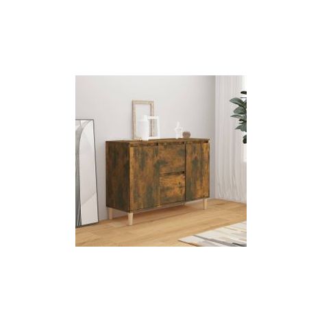 Buffet Chêne fumé 101x35x70 Bois d'ingénierie (1/5)