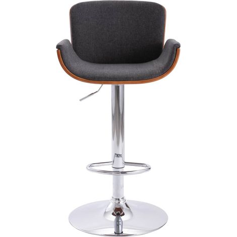 Maison Exclusive - Barhocker Grau Stoff